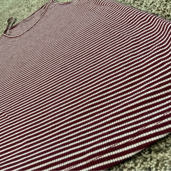 Arizona Red and White Striped Tank Top - Picture 2 of 6